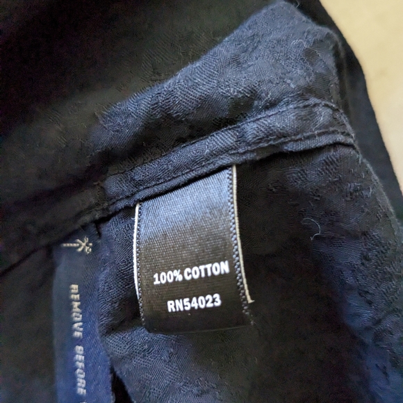 Men's Banana Republic black dress shirt - Picture 4 of 6